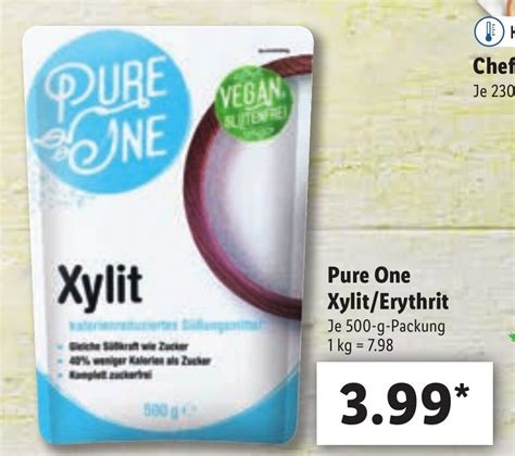 pure  xyliterythrit   angebot bei lidl