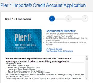 apply  pier  credit card creditspot