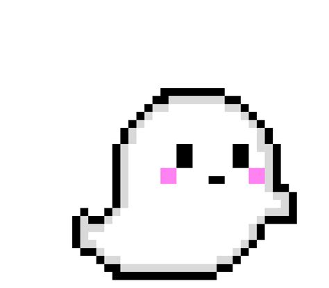 Pixel Art Bead Pattern Cute Ghost Png Download 1230