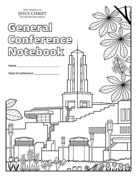 general conference activity coloring sheets favorite lds general