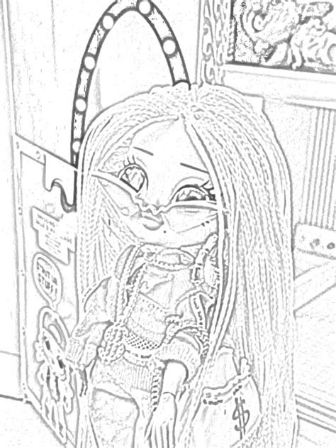 omg dolls coloring pages coloring home