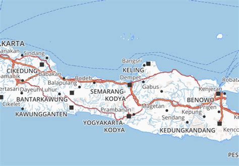Mappa Michelin Jawa Tengah Pinatina Di Jawa Tengah Viamichelin