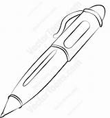 Pen Cartoon Drawing Clipart Drawings Ballpoint Getdrawings Paintingvalley Collection sketch template
