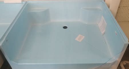 fiberglass mobile home shower pan white replacement  mobile home garden tub