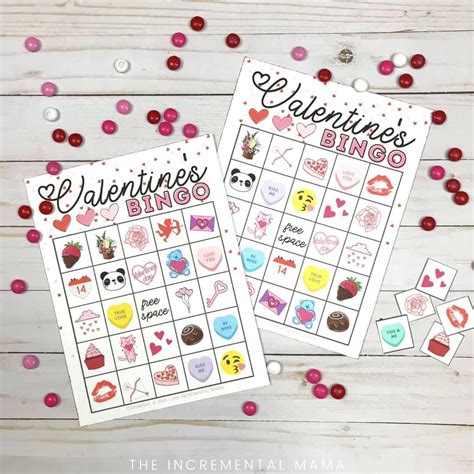 valentine bingo cards  printable printable word searches