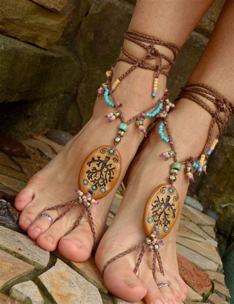 new tree barefoot sandals nature festival hippie hula hooping belly