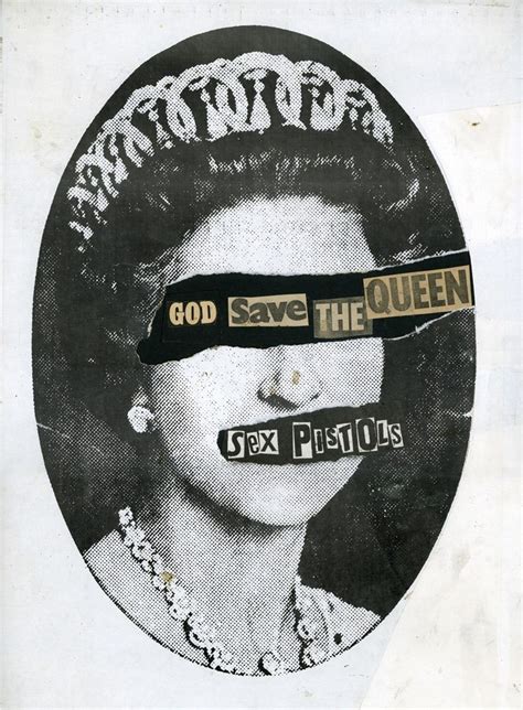 Jamie Reid Poster 1977 God Save The Queen