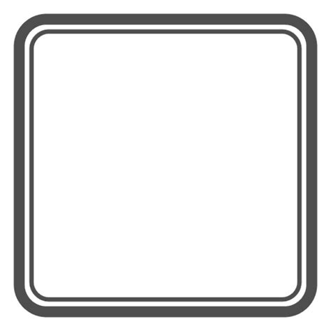 rounded rectangle emty framework transparent png svg vector file