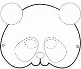 Panda Mask Preschool Pattern Craft Crafts Kindergarten Kids Bear Worksheets Preschoolactivities Toddler Actvities Maske Coloring Choose Board Activities sketch template