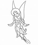 Tinkerbell Coloring Pages Templates Template Colouring sketch template