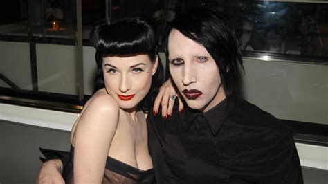Dita Von Teese Shares Statement On Marilyn Manson Abuse Allegations