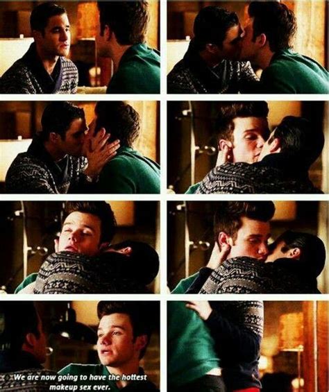 Klaine Make Out Scene In 5x14 Glee Darren Criss Glee