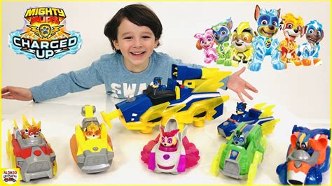 paw patrol mighty pups charged   toys youtube