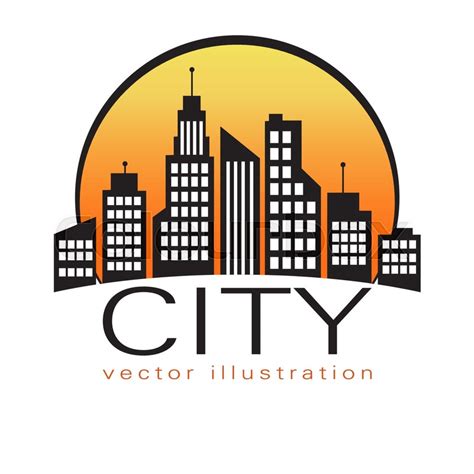 cityscape logo vector  vectorifiedcom collection  cityscape logo