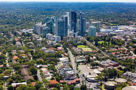 aerial stock image chatswood   south