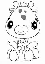 Hatchimals Coloring Pages Giraffe Kids sketch template