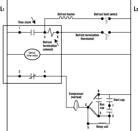 refrigeration refrigeration wiring schematic