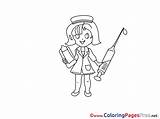 Syringe Coloring Template Colouring sketch template