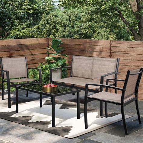 los mejores set de muebles para aprovechar tu jardín o patio por menos