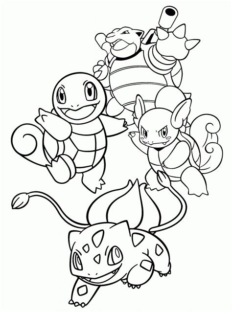 squirtle pokemon coloring page youngandtaecom pokemon coloring