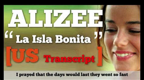 Alizee Famous French Singer La Isla Bonita [hd] Youtube