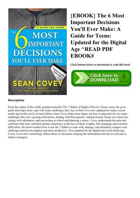the 6 most important decisions pdf