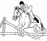 Horse Jumping Coloring Pages Printable Kids Horses Color Sheet Drawing Drawings Colouring Sheets Choose Board Da sketch template