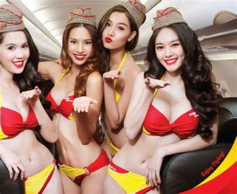 Vietnam’s Bikini Airline Vietjet Air Where The Stewardesses Slip Into