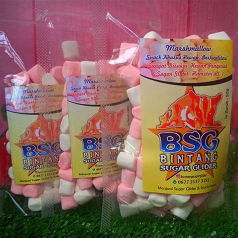jual extra  marshmallow sugar glider snack sugar glider cemilan makanan hewan