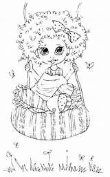 Saturated Canary Digital Stamps Coloring Pages Book Stamp Girls Digi Printable Choose Board Smith sketch template