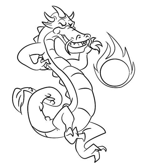 printable chinese dragon coloring page  coloring home