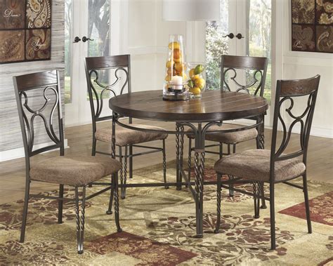 sandling   table  chairs  dining room brown dining chairs  dining