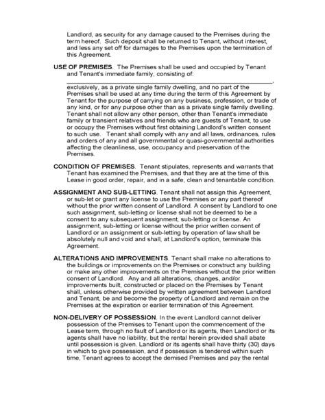 lease agreement fill  printable fillable blank pdffiller