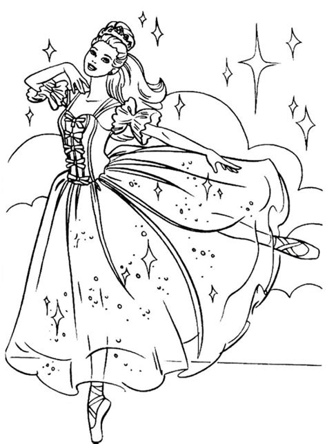 gambar   printable ballerina coloring pages everfreecoloring