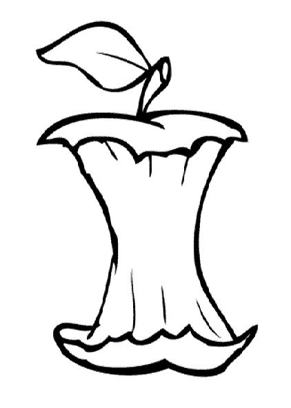 apple core clipart    clipartmag