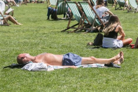 three day mini heatwave starts today thanks to hot air from atlantic