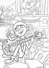 Coloring Coco Pages Disney Kids Guitar Colouring Miguel Cartoon Playing Printable Kleurplaten Print Coloriage Bestcoloringpagesforkids Fun Book Visit Choose Board sketch template