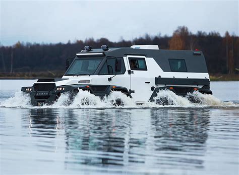 The Avtoros Shaman 8x8 Is An Amphibious All Terrain Vehicle