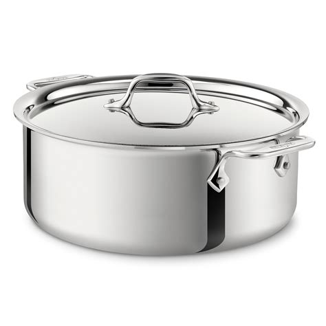 clad stainless steel stock pot  lid reviews wayfair