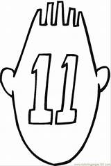 Number Coloring Pages Numbers Printable Education Color Kids Labels sketch template