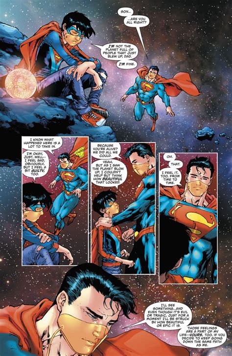 superman talks to his son about god comicnewbies