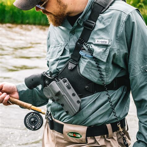 fly fishing   chest holster stealthgearusa chest holster review