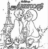 Aristocats Wecoloringpage Sheets Olphreunion sketch template