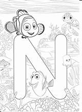 Nemo Abc Alfabeto Colorir Colouring Thestylishpeople Princesas Letras sketch template