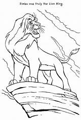 Lion Coloring Pages King Wardrobe Witch Kovu Getcolorings Color sketch template