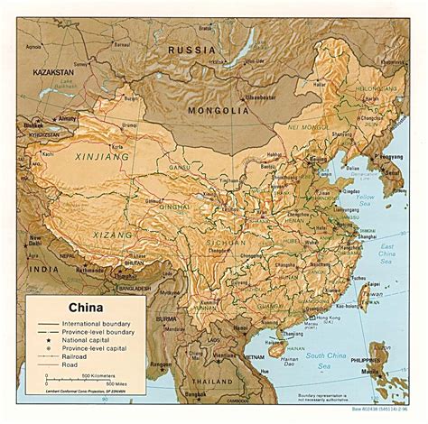 ancient china geography map
