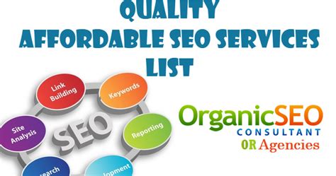 affordable seo services list  time