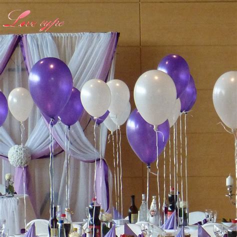 30pcs 10inch 3colors Purple Series Balloon Latex Inflatable Balloon For