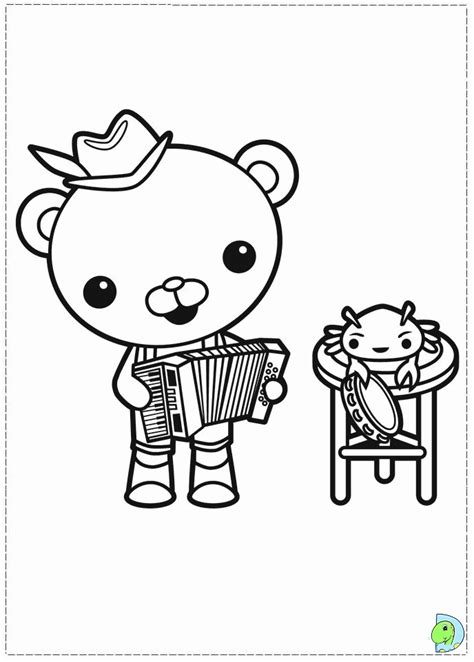octonauts printable coloring pages coloring home
