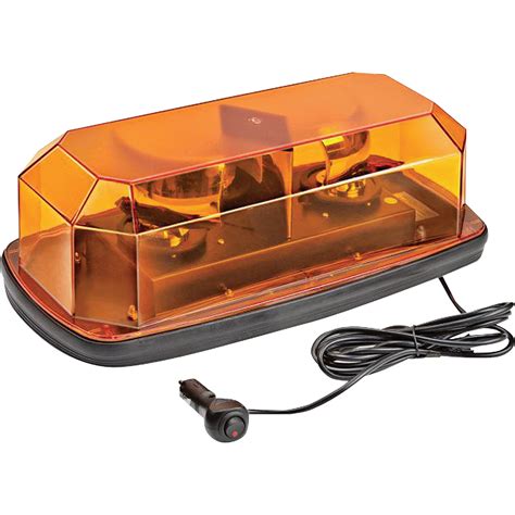 wolo sirius   halogen light bar amber lens model   northern tool